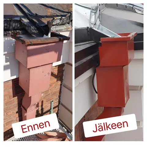 Sadevesijärjestelmä Ennen ja Jälkeen